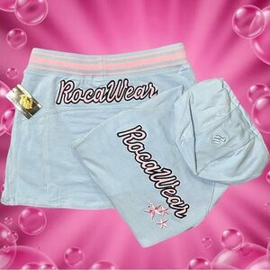 Rocawear Light Blue Skirt and Hoodie Se